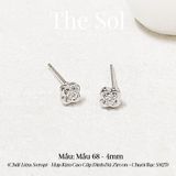  Bông Tai Seropi Mini Dia Clover - Mẫu 68 