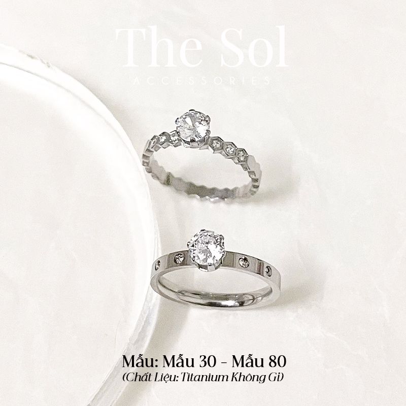  Nhẫn Titan Dia Hive Your Love - Mẫu 30 