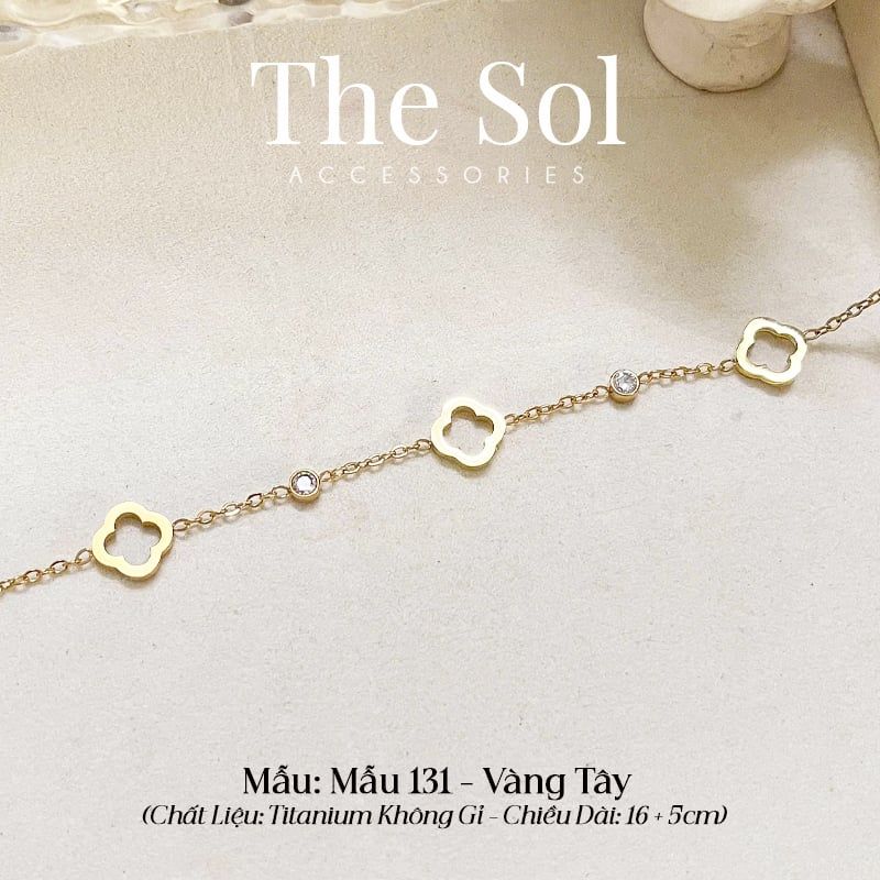  Lắc Tay Titan Hollow Lou  - Mẫu 131 
