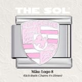  Charm Titan Italian Bracelet - Logo Car&Club 