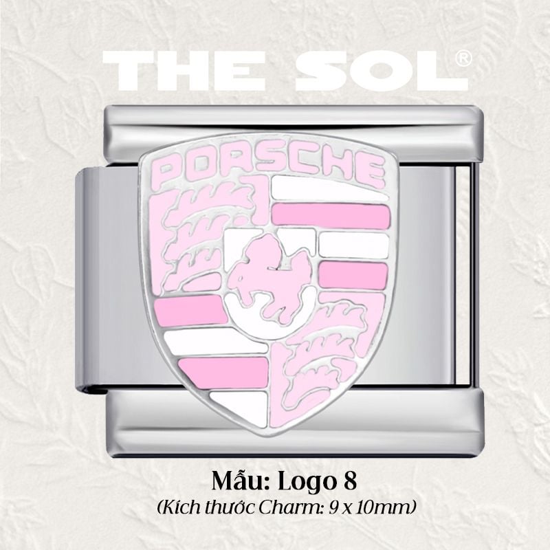  Charm Titan Italian Bracelet - Logo Car&Club 