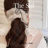  Cột Tóc Scrunchies Ribbon Bling 