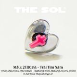 Khuyên Tai Titan Unisex Cross In Colour Heart [1 CHIẾC] 