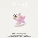  Khuyên Tai Titan Hologram Starfish [1 CHIẾC] 