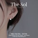  Khuyên Tai Thép Không Gỉ Xoắn S Nhiều Hình 