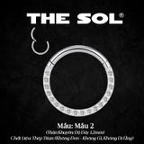  Khuyên Tai Titan Unisex The Diamond Chốt Ẩn 2 