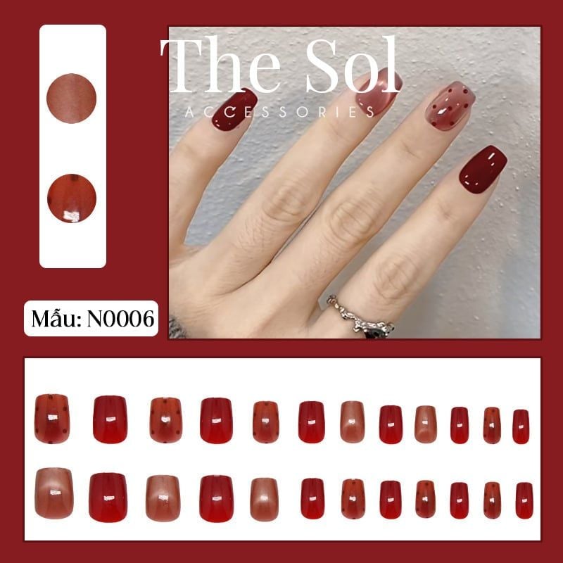  Bộ Nailbox 24 Móng - N0006 