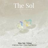  Bông Tai Nhựa Hologram Heart 