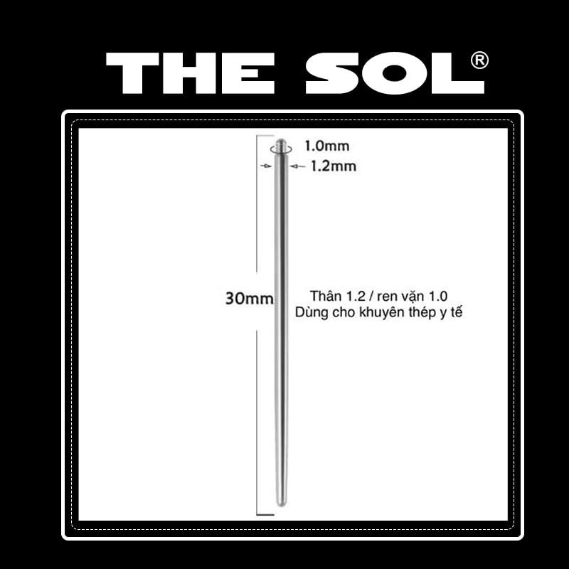  Pin Taper - Cây hỗ trợ đeo khuyên 