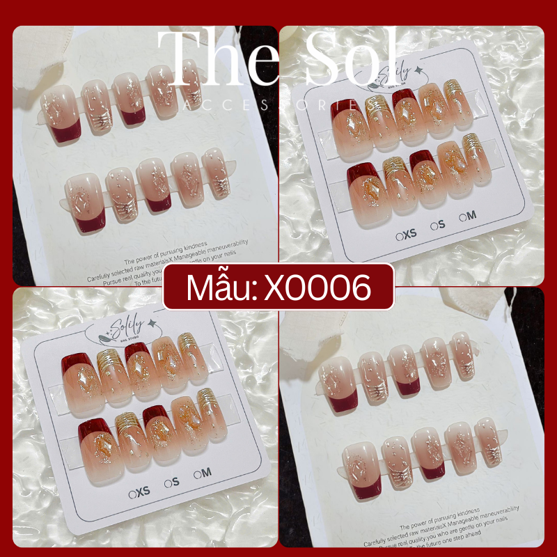  Bộ Nailbox Thiết Kế 10 Móng - X0006 