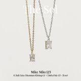  Dây Chuyền Titan Diamond Rectangle - Mẫu 123 