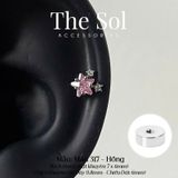  Khuyên Tai Thép Xi Mạ Bling Colour Star - Mẫu 317 