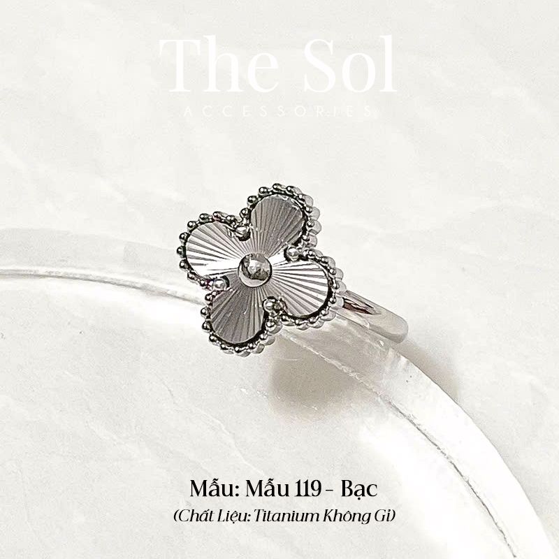  Nhẫn Titan Blossom Lou - Mẫu 119 