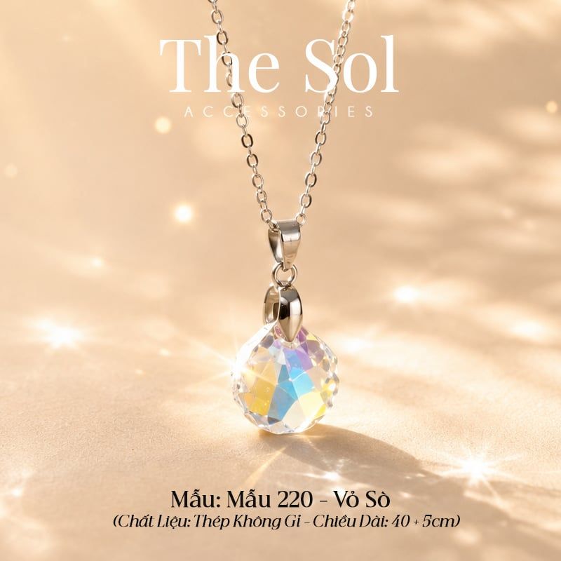  Dây Chuyền Thép Hologram Summer 