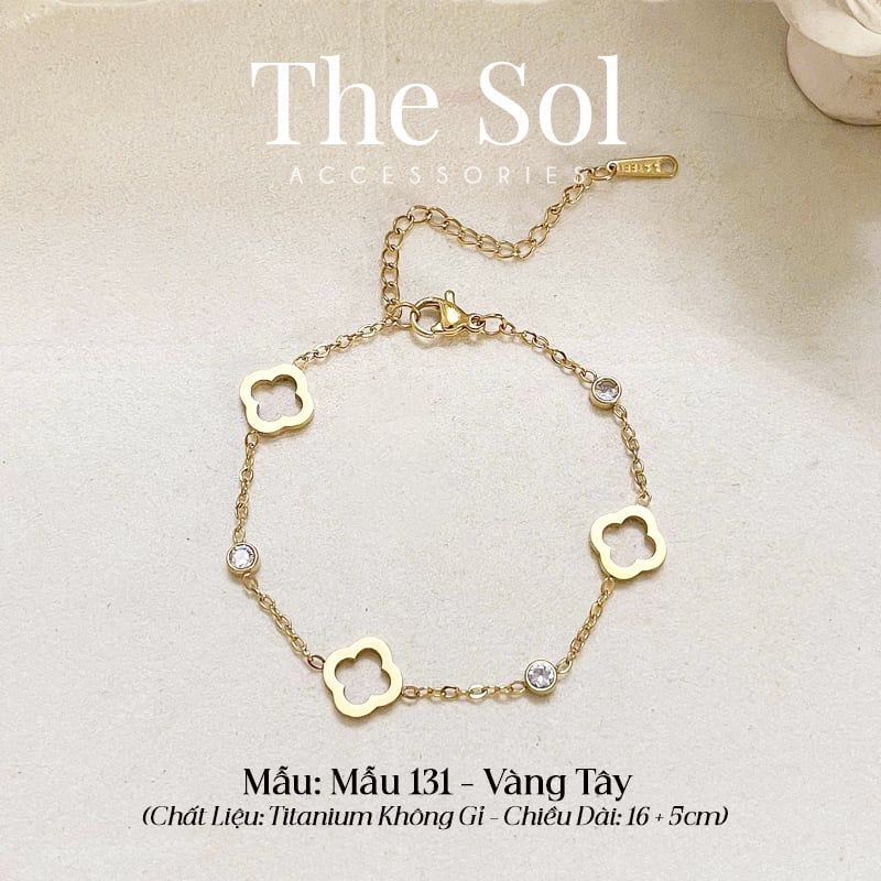  Lắc Tay Titan Hollow Lou  - Mẫu 131 