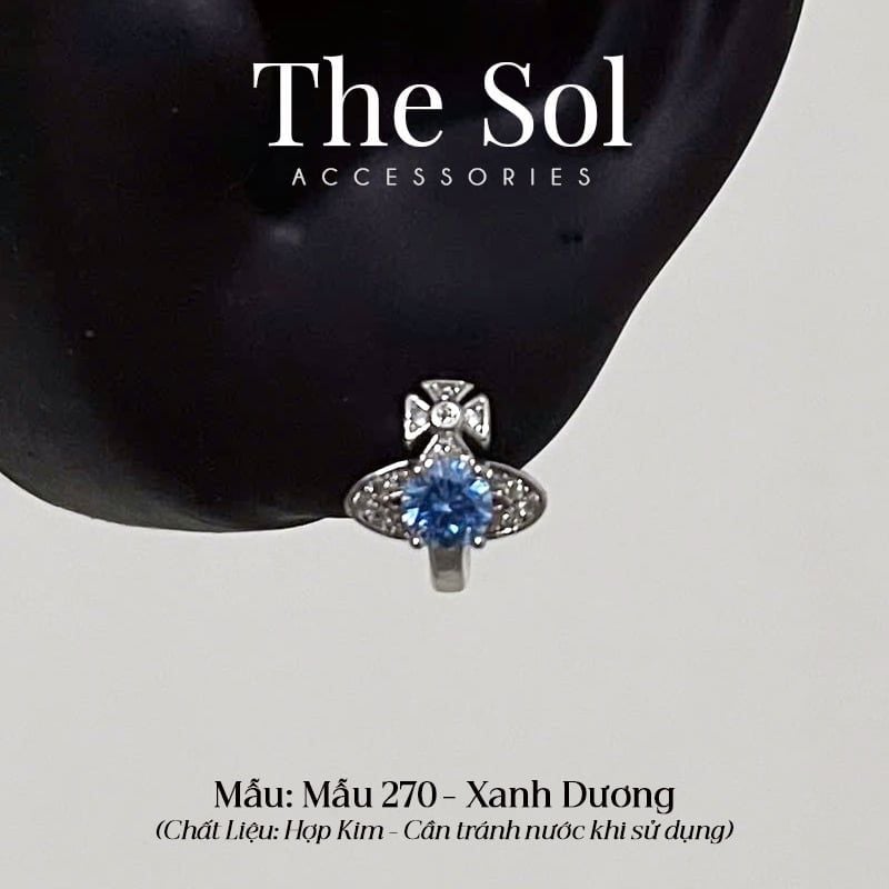  Khuyên Tai Hợp Kim Dia Vivienne - Mẫu 270 