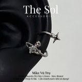  Khuyên Tai Thép Xi Mạ Galaxy - Mẫu 101 