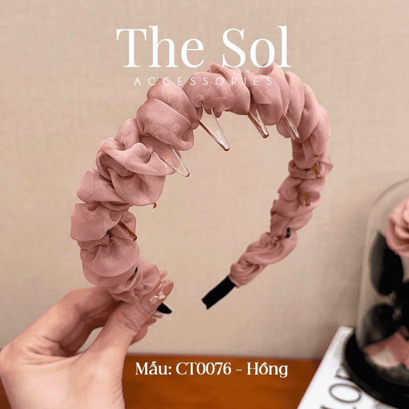  Cài Tóc Hàn Quốc Ruffled Chiffon - Ver 2 
