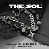  Lắc Tay Titan Unisex Double Chains Ice Beads - Mẫu 136 