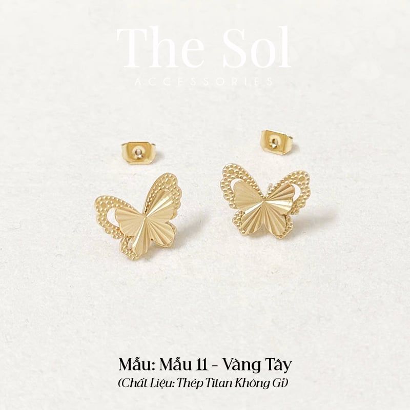  Bông Tai Titan The Butterfly - Mẫu 11 