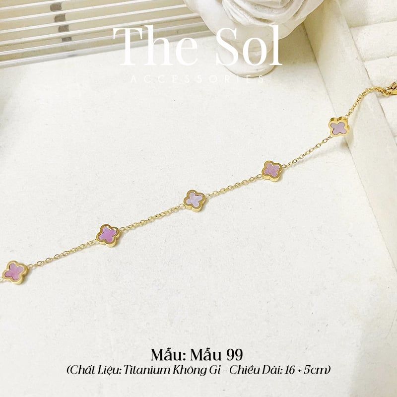  Lắc Tay Titan Pinky Lou - Mẫu 99 