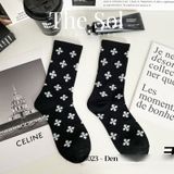  Tất Unisex Mini Chrome Heart 