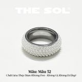  Nhẫn Titan Unisex The Pearl - Mẫu 52 