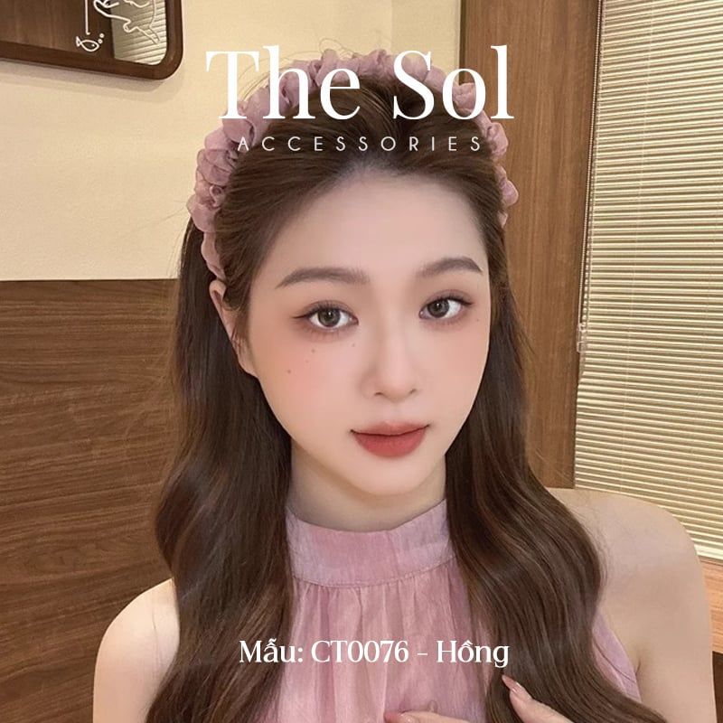  Cài Tóc Hàn Quốc Ruffled Chiffon - Ver 2 