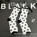  Tất Unisex Mini Chrome Heart 