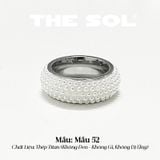  Nhẫn Titan Unisex The Pearl - Mẫu 52 