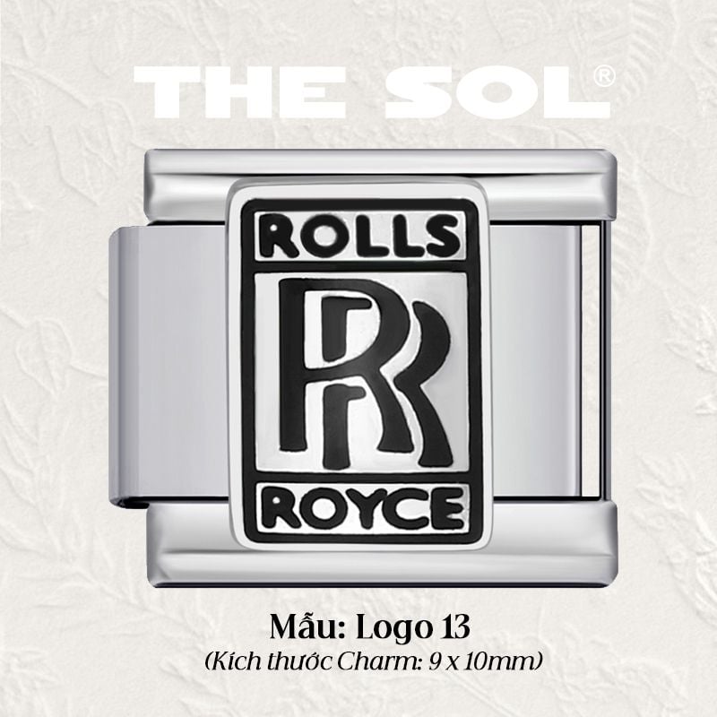  Charm Titan Italian Bracelet - Logo Car&Club 