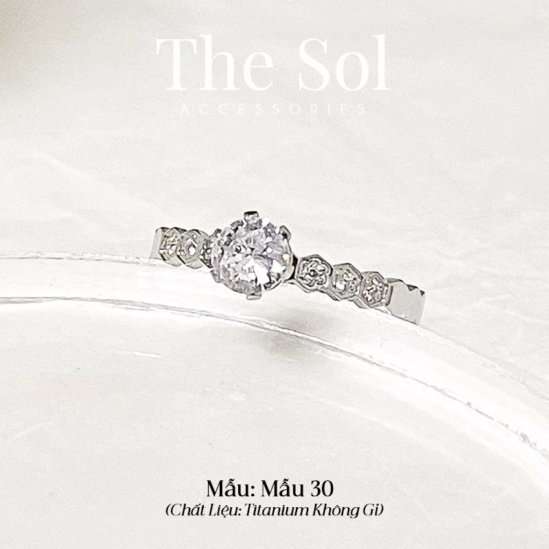  Nhẫn Titan Dia Hive Your Love - Mẫu 30 