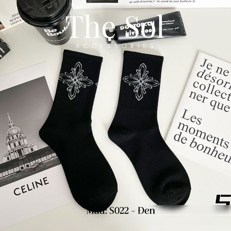  Tất Unisex The Chrome Heart 