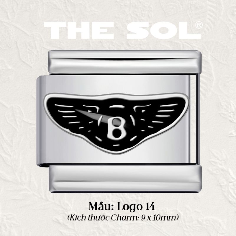  Charm Titan Italian Bracelet - Logo Car&Club 