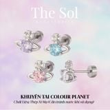  Khuyên Tai Thép Xi Mạ Dia Vivienne - Mẫu 240 