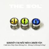  Khuyên Tai Titan Unisex Cat's Eyes 