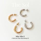  Bông Tai Titan Half Hoops 