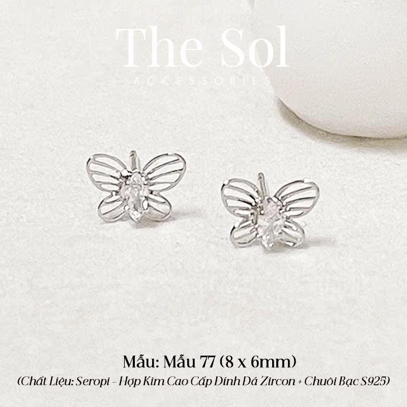  Bông Tai Seropi Mini Butterfly - Mẫu 77 