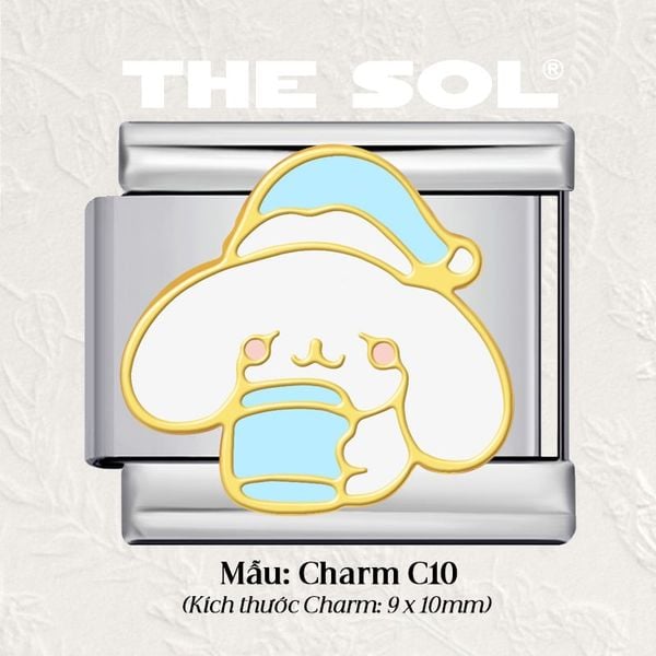  Charm Titan Italian Bracelet - Cartoon Character 2 - Charm C 