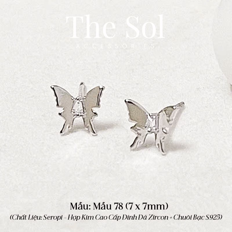  Bông Tai Seropi Mini Butterfly - Mẫu 78 