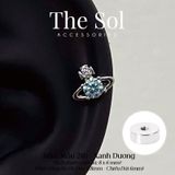  Khuyên Tai Thép Xi Mạ Dia Vivienne - Mẫu 240 