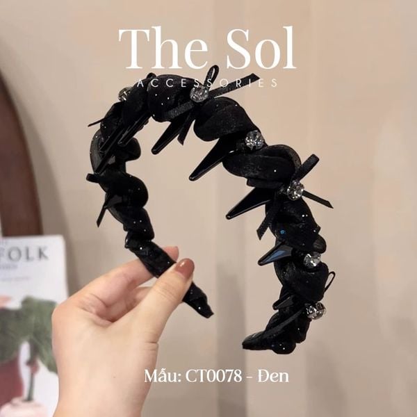  Cài Tóc Hàn Quốc Luxury Fabric Mini Bow 