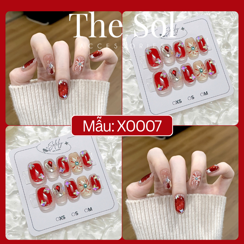  Bộ Nailbox Thiết Kế 10 Móng - X0007 