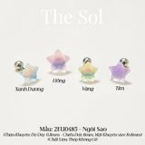  Khuyên Tai Thép Titan Màu Sắc Hologram [1 CHIẾC] 