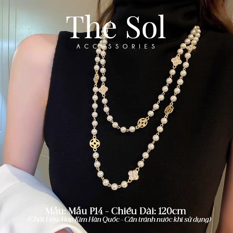  Dây Chuyền Ngọc Trai Long Pearl - Mẫu P14 