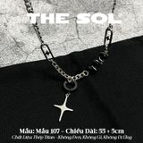  Dây Chuyền Titan Unisex Silver Star - Mẫu 107 