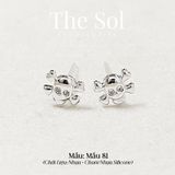  [SHOPEE] Bông Tai Nhựa Nhiều Mẫu Chuôi Su - Màu Bạc 
