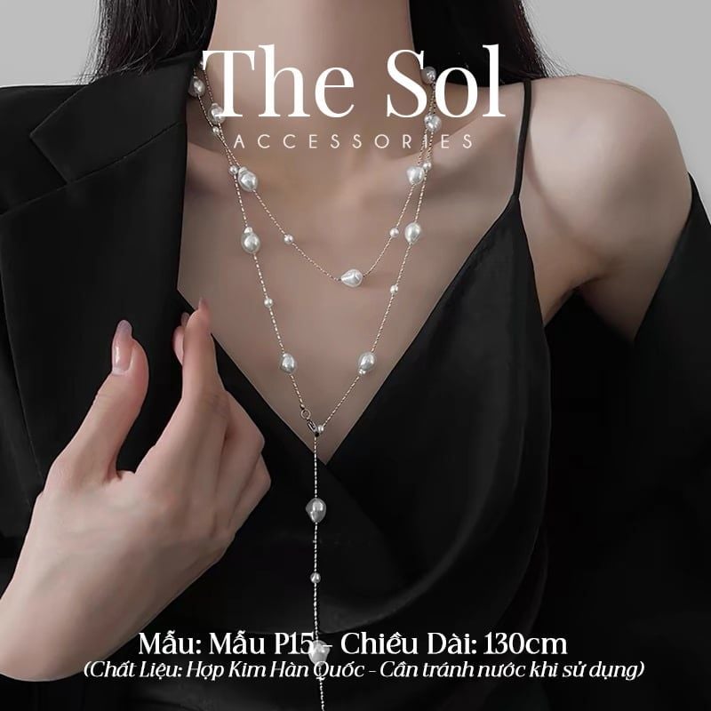  Dây Chuyền Ngọc Trai Long Pearl - Mẫu P15 