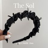  Cài Tóc Hàn Quốc Luxury Fabric Mini Bow 