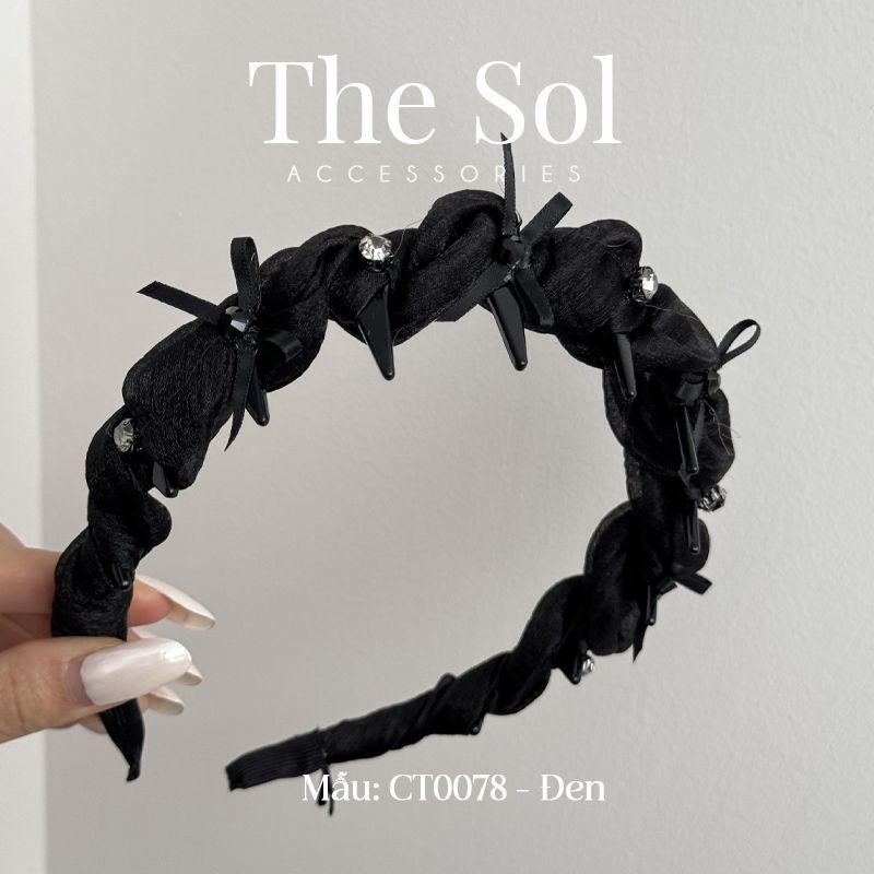  Cài Tóc Hàn Quốc Luxury Fabric Mini Bow 